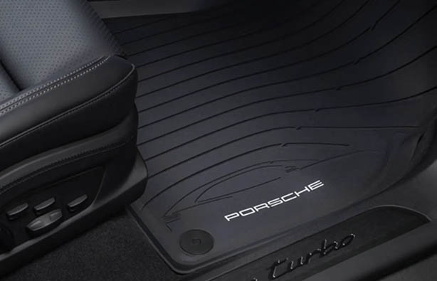 Rubber Floor Mat Set Macan EV Suncoast Porsche Parts Accessories